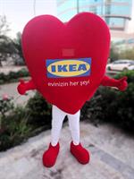 İKEA KALP MASKOTU